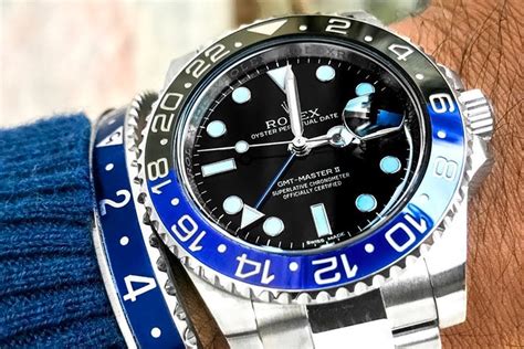 prezzo di listino rolex batman|rolex batman gmt prezzo.